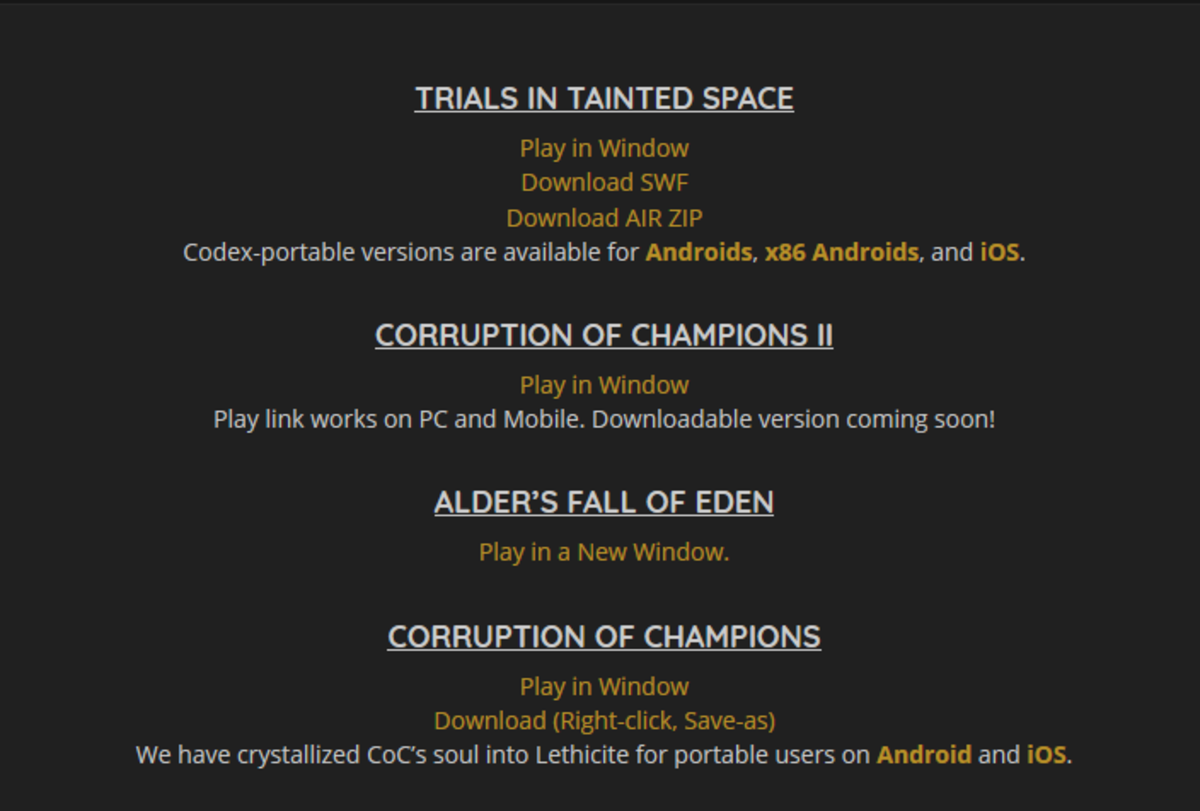 corruption of champions revamp mod for android