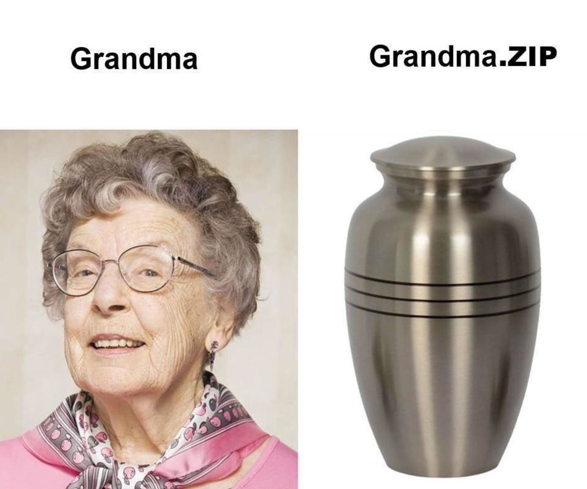 compressed grandma.