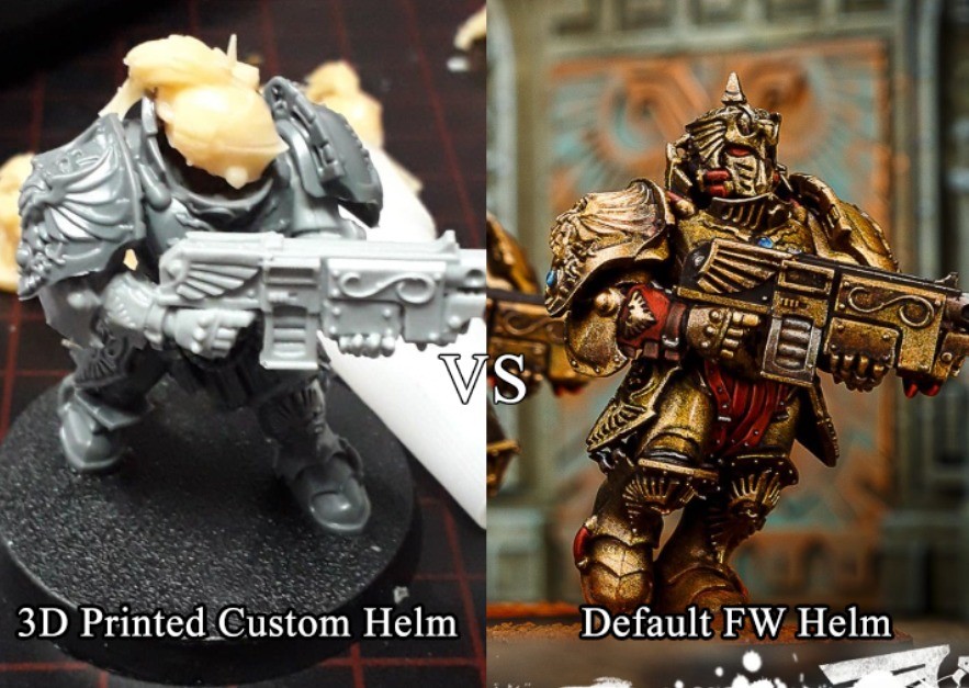 the default Custodes Sagittarum Guard helms, just looked a little daft, so ...