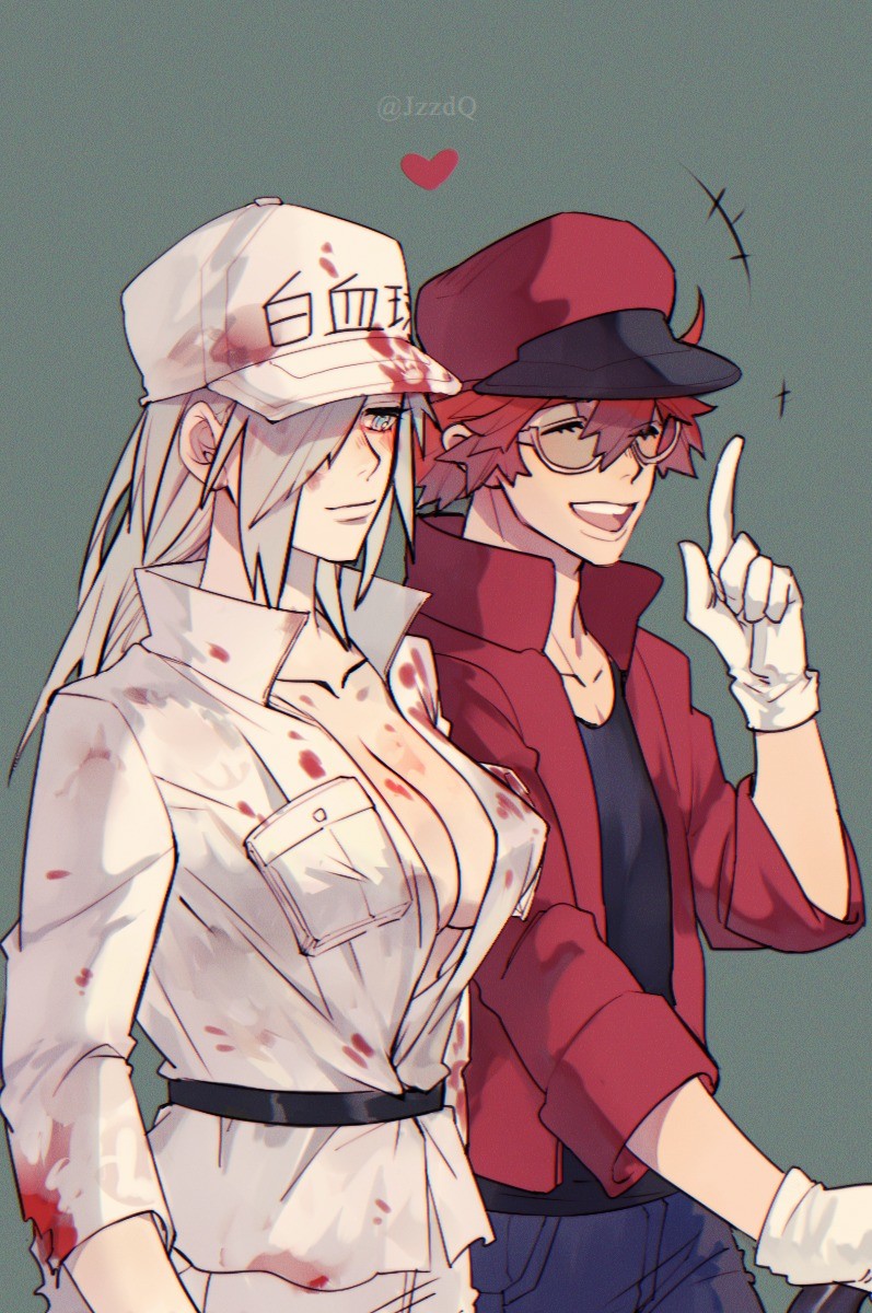 Some wholesome Red Blood Cell x White Blood Cell : r/wholesomeanimemes