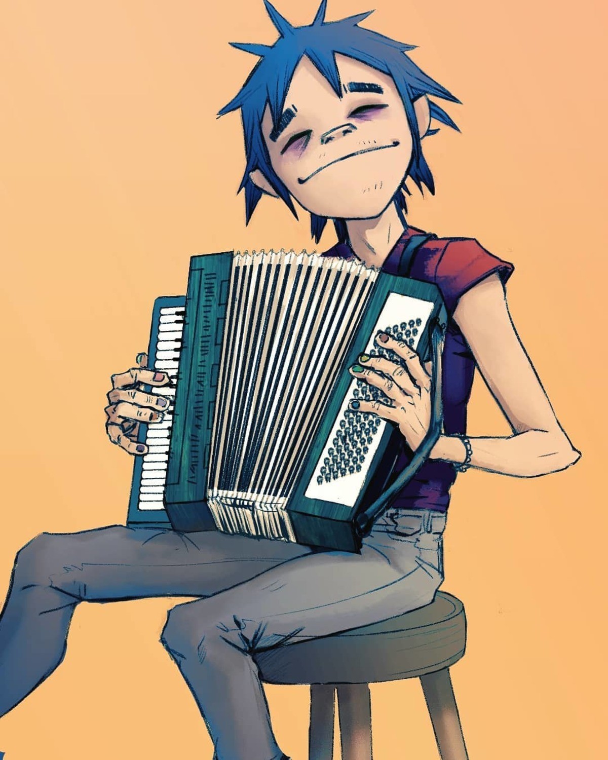 Моргенштерн песня гориллаз. Гориллаз группа. Джейми Хьюлетт Gorillaz. Gorillaz солист. Группа гориллаз 2d.