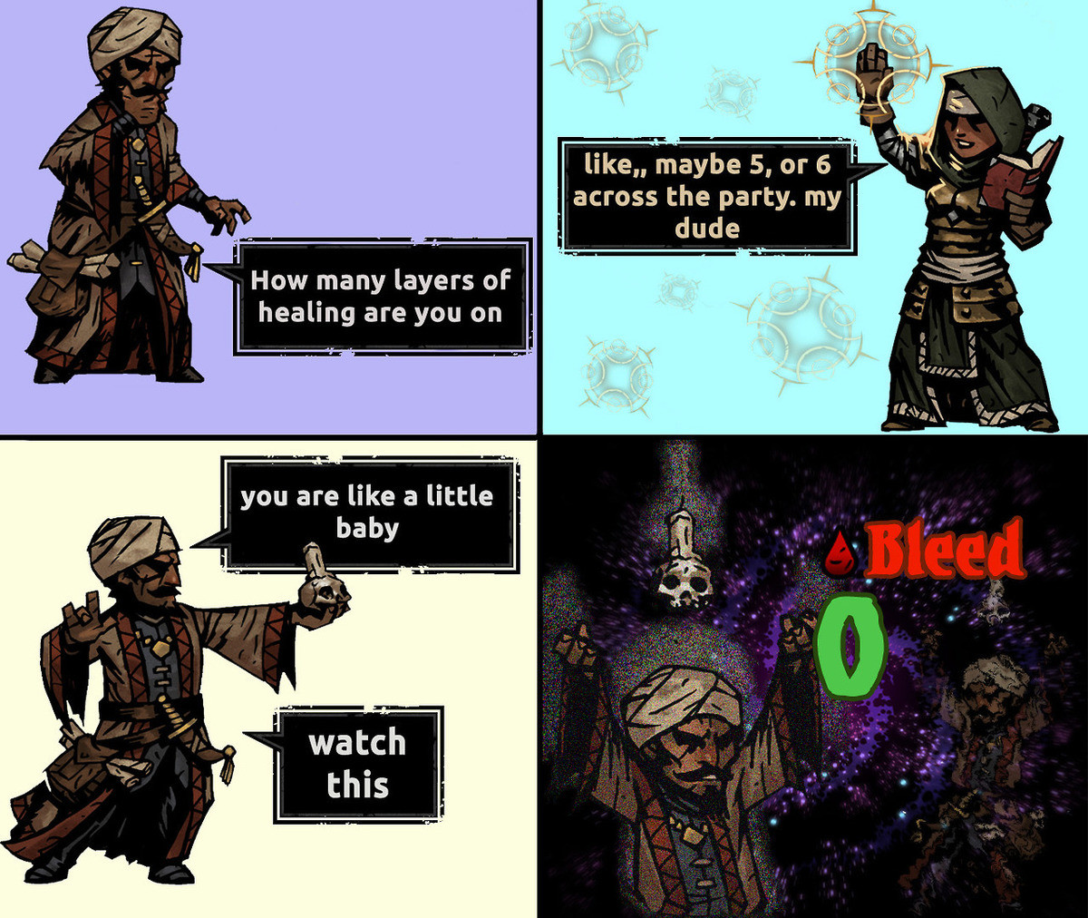 Darkest dungeon trash comp. 