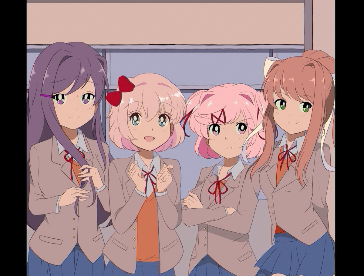 Ddlc But Its A Vintage Anime