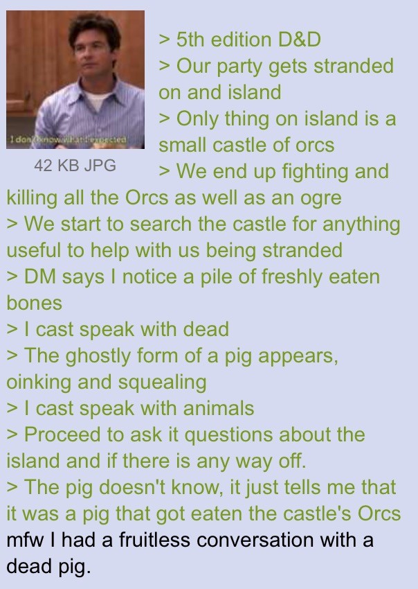 I AM THE STORM THAT IS APPROACHING : r/DnDGreentext