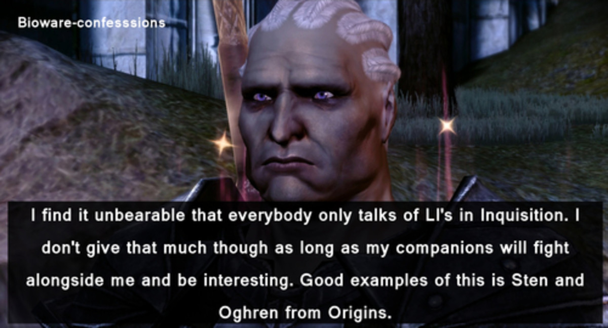 Dragon Age Confessions — Confession: Whenever I replay DAO I like to