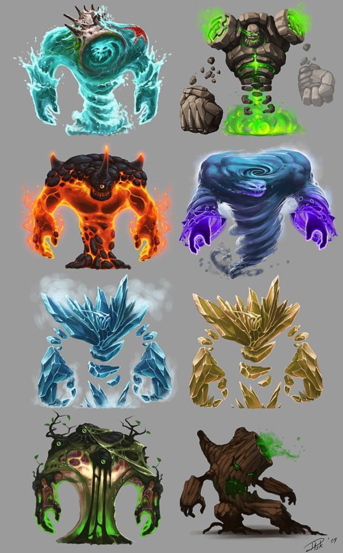 Elemental Battlegrounds Symbols