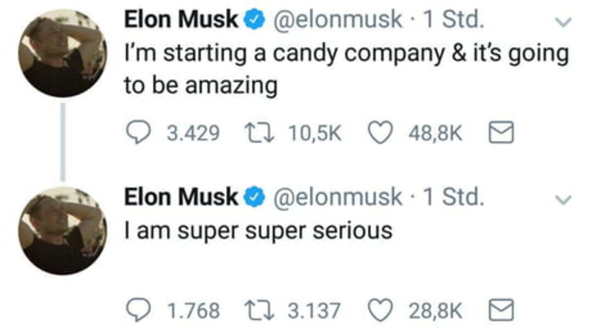 Elon Musck caramelos