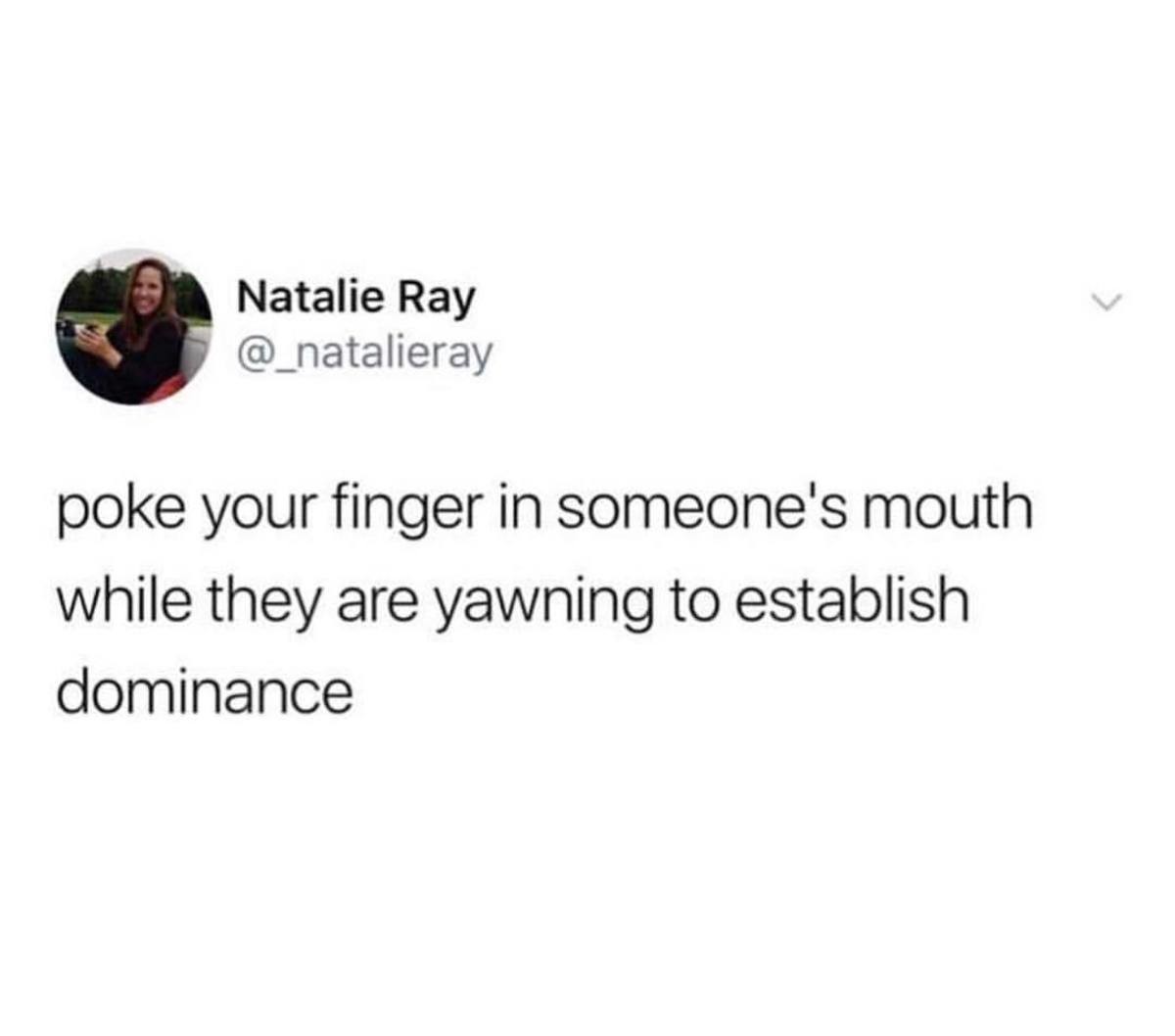 establish dominance