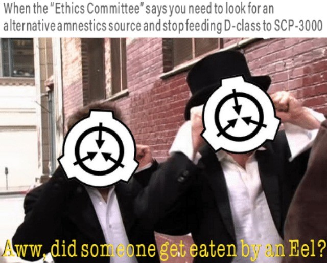 Ethics committee SCP memes.
