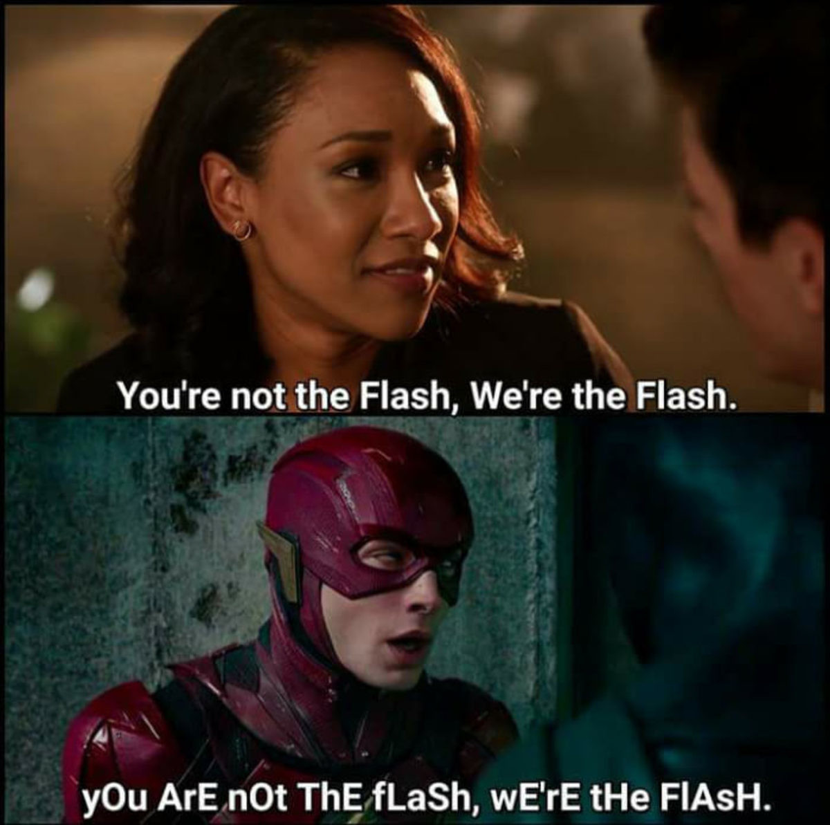 Fuce you I am the flash