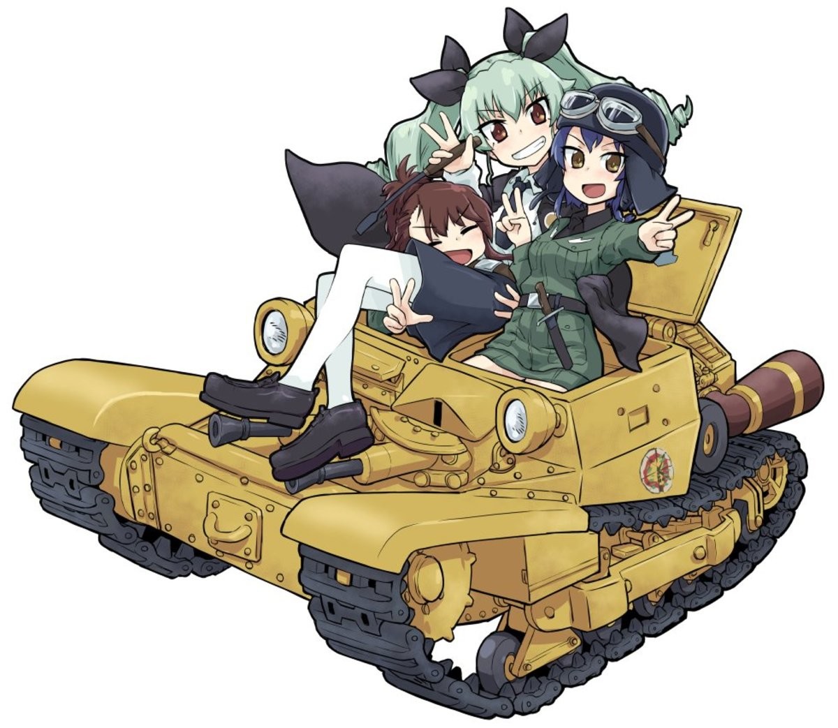 Girls und Panzer Анцио танки