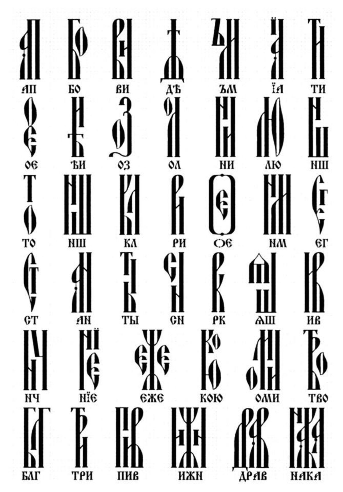 Вязь лигатура