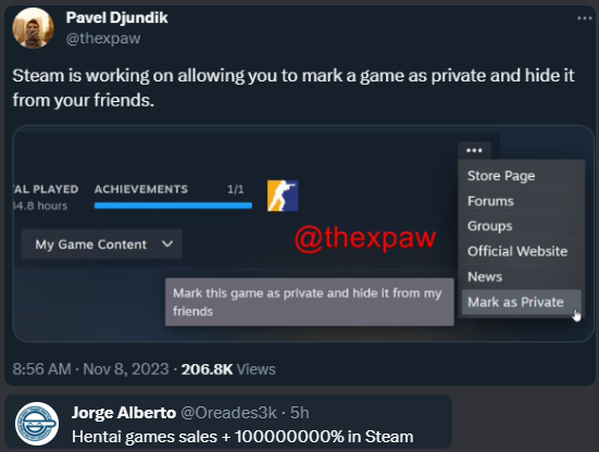 How to Hide Hours Played on Steam Games & Make Private