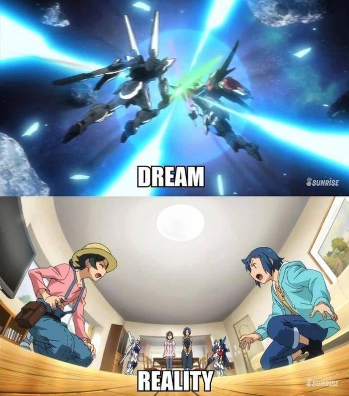 Gundam titan meme