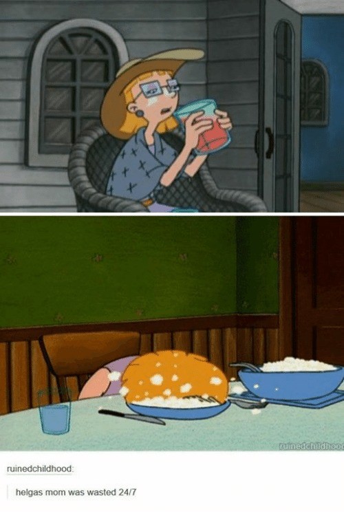 Helga's Drunk Mom