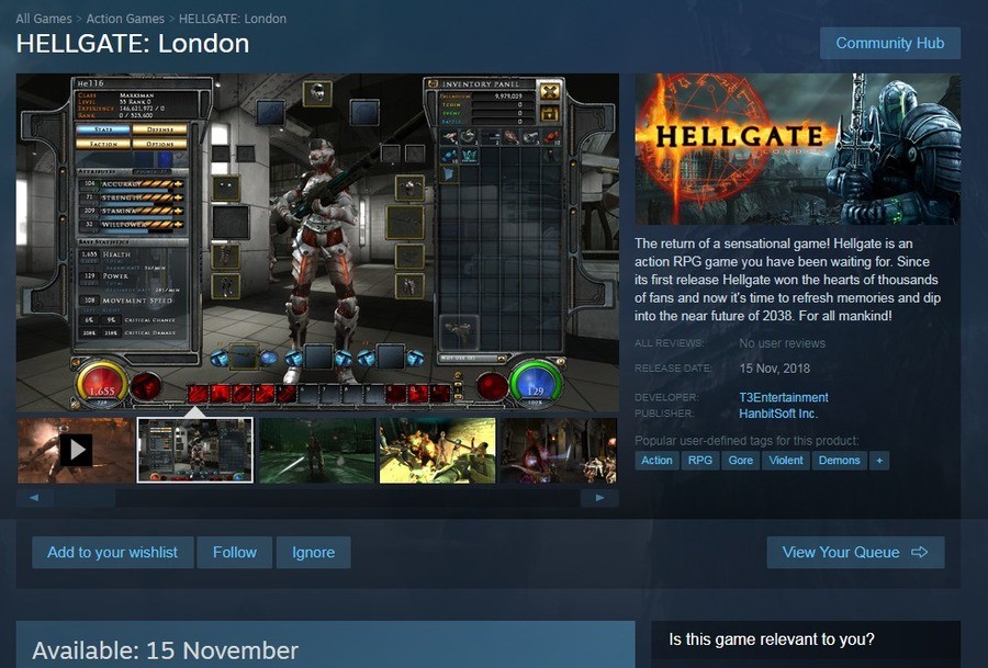 Hellgate London Is Back From The Dead