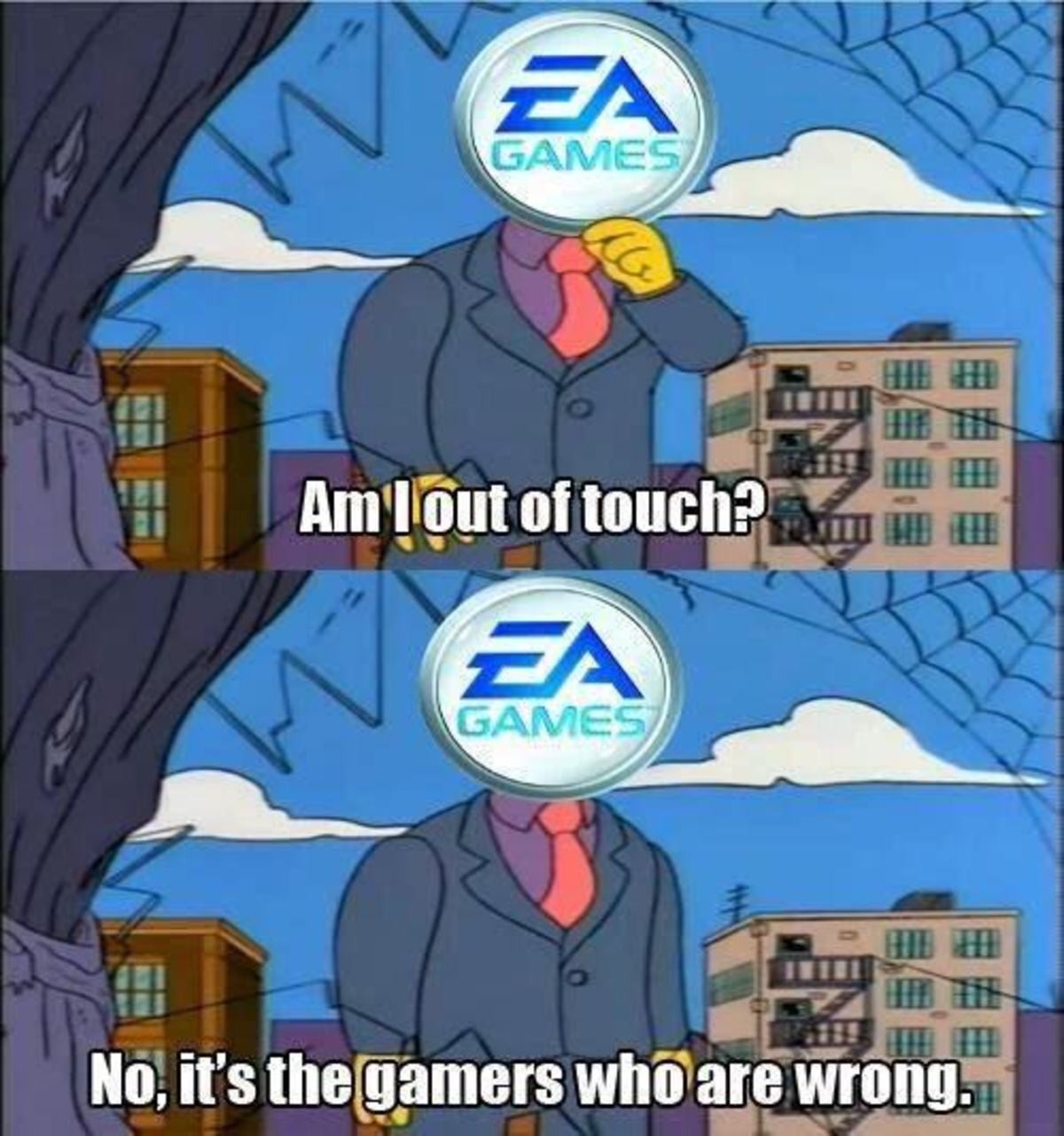 Игра мемы 18. Electronic Arts Мем. EA Мем. EA games Мем. Мемы про игровые студии.