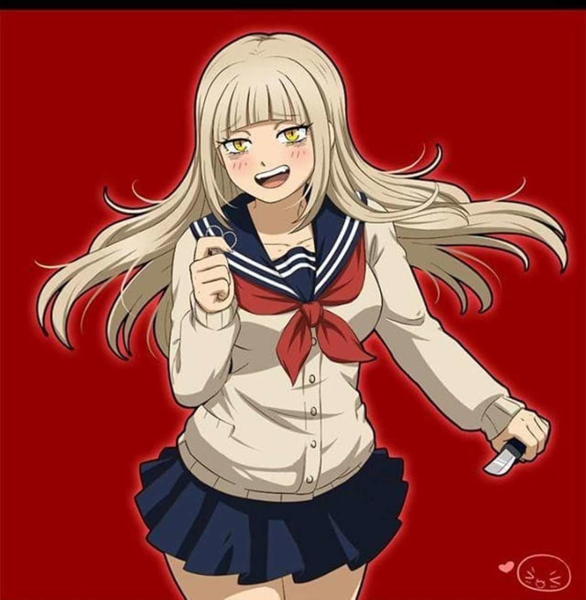 Himiko Toga With Her Hair Down