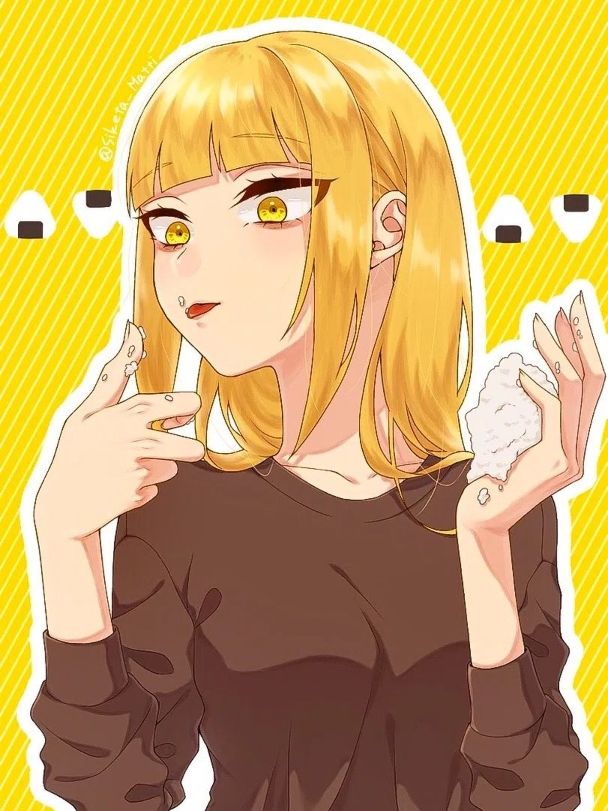 Himiko With Her Hair Down.