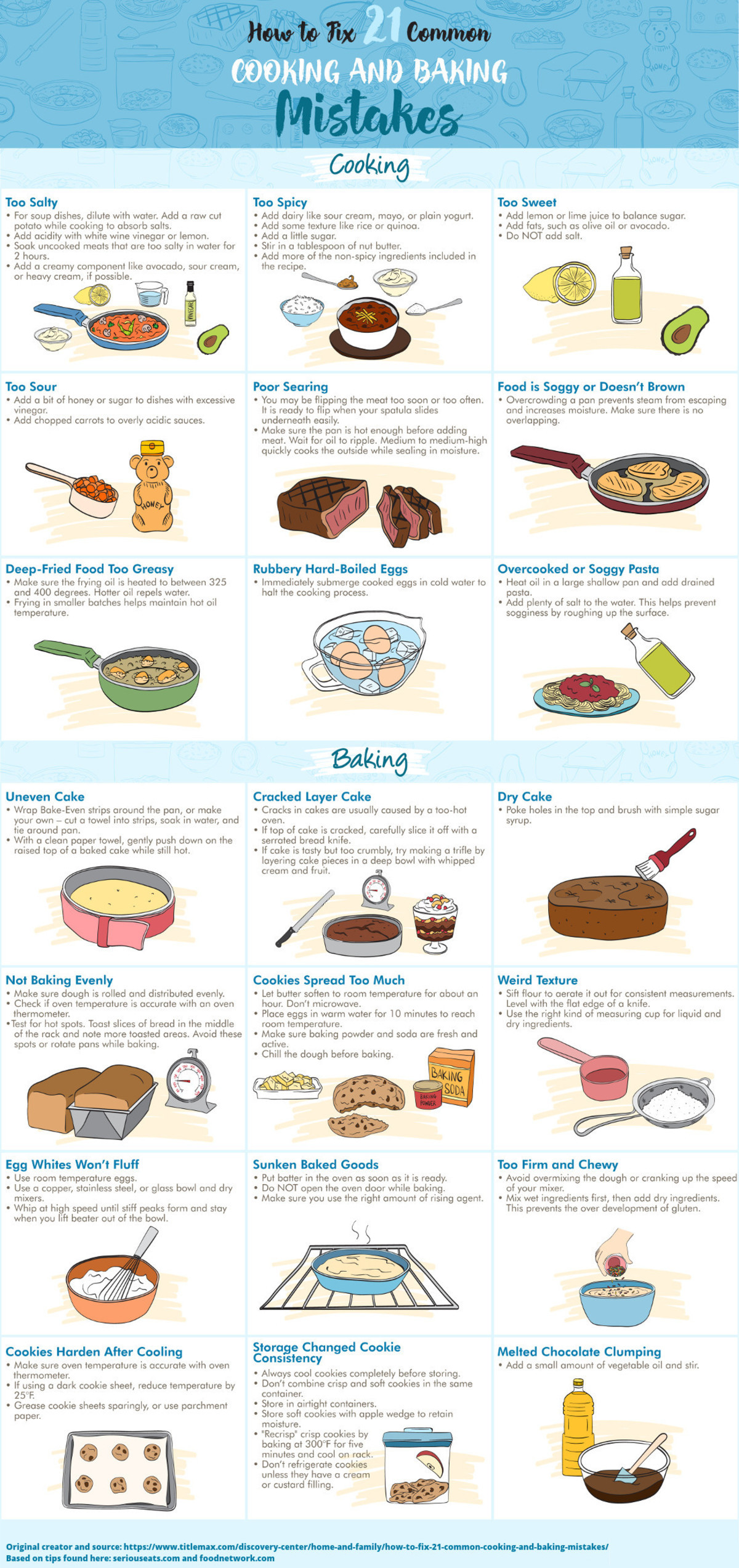 How To Fix 21 Common Cooking And Baking Mistakes