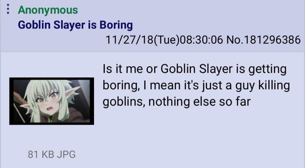 GOBLIN SLAYER FACE REVEAL!!! Reacting to Goblin Slayer Abridged