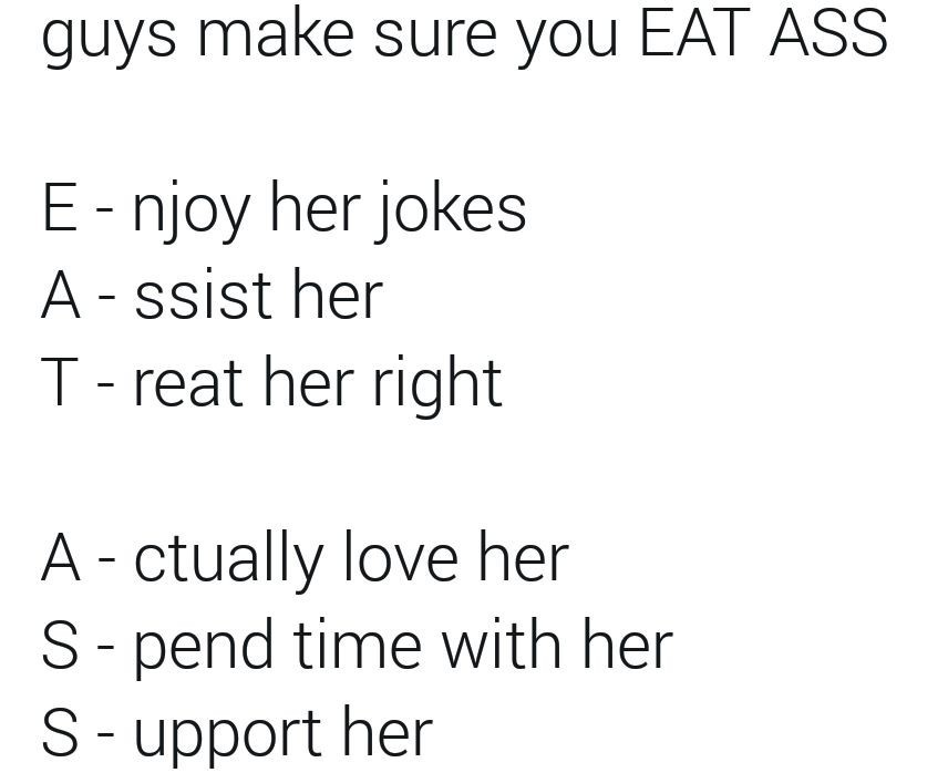I Eat Ass.