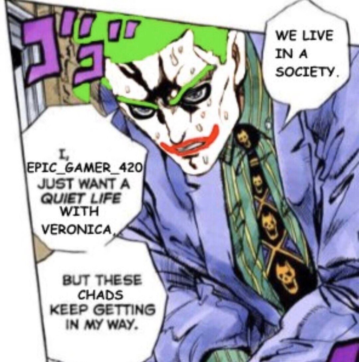 People want to live in an society. Kira Yoshikage Chad. Kira Yoshikage memes Joker.