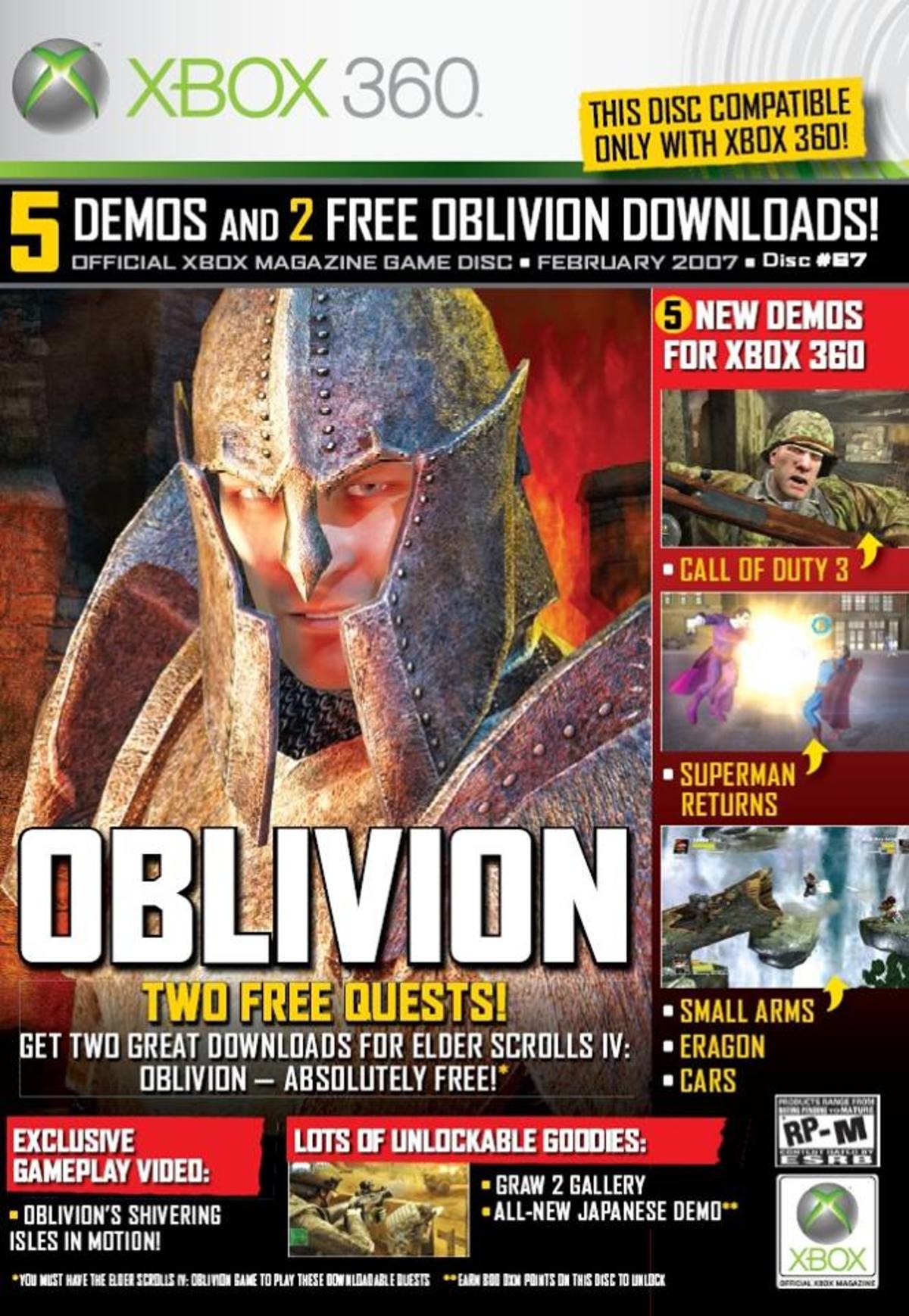 why are there two discs for oblivion goty