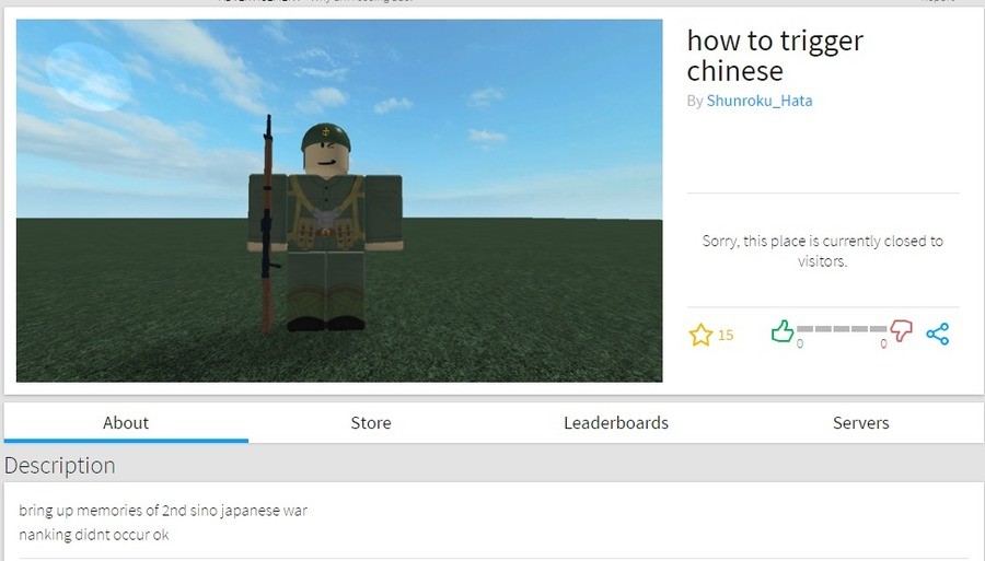 Japanese Nationalist On Roblox - roblox unblocked jar .com