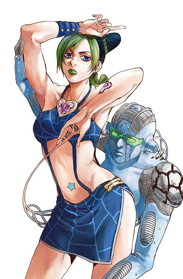 Jolynes great great... jolyne kujo (and others i guess). 