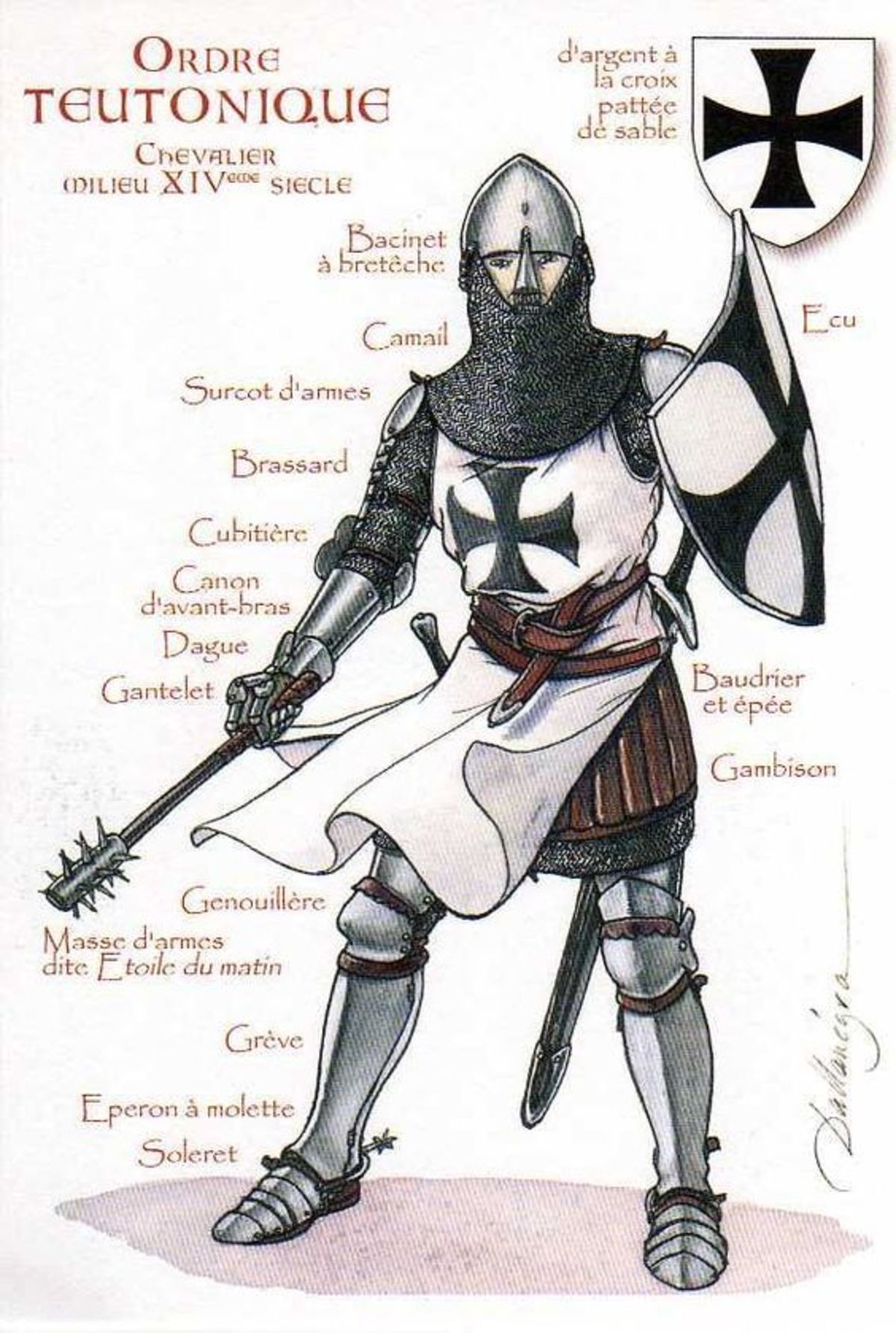 Рыцари Тевтонского ордена 14 век