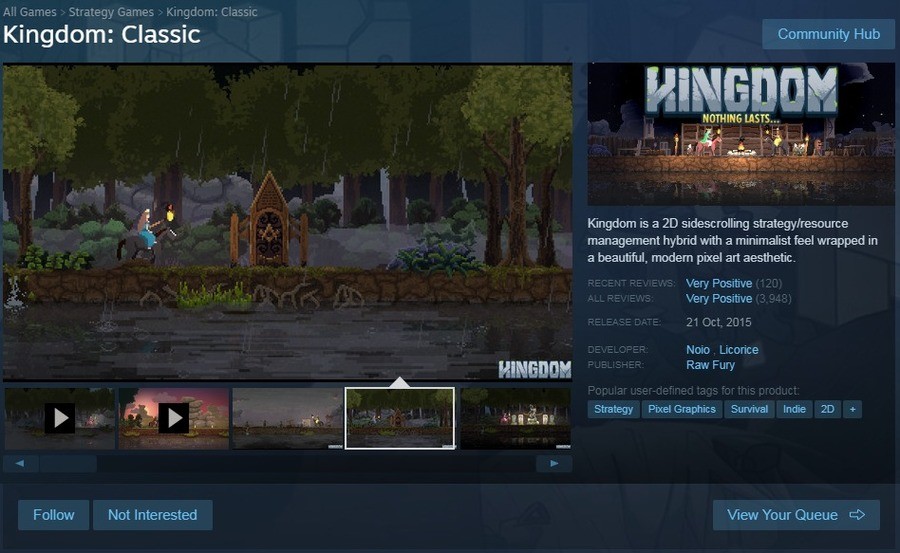 Kingdom Classic Free On Steam