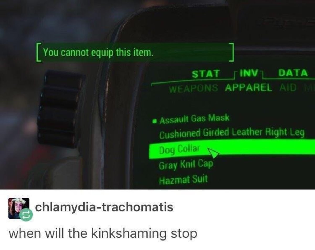 Item stat. Kinkshaming. Что значит kinkshaming.