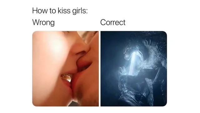 Lesbian Spit Kissing