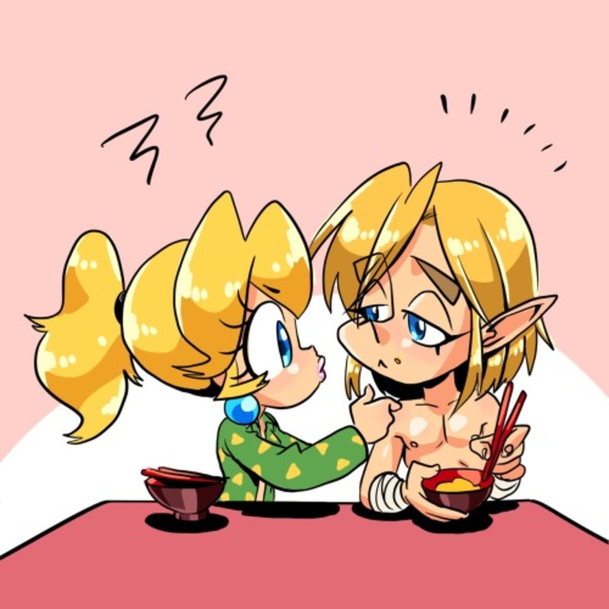 Link x Peach. .. not sure how to feel about that ship. there's so much...
