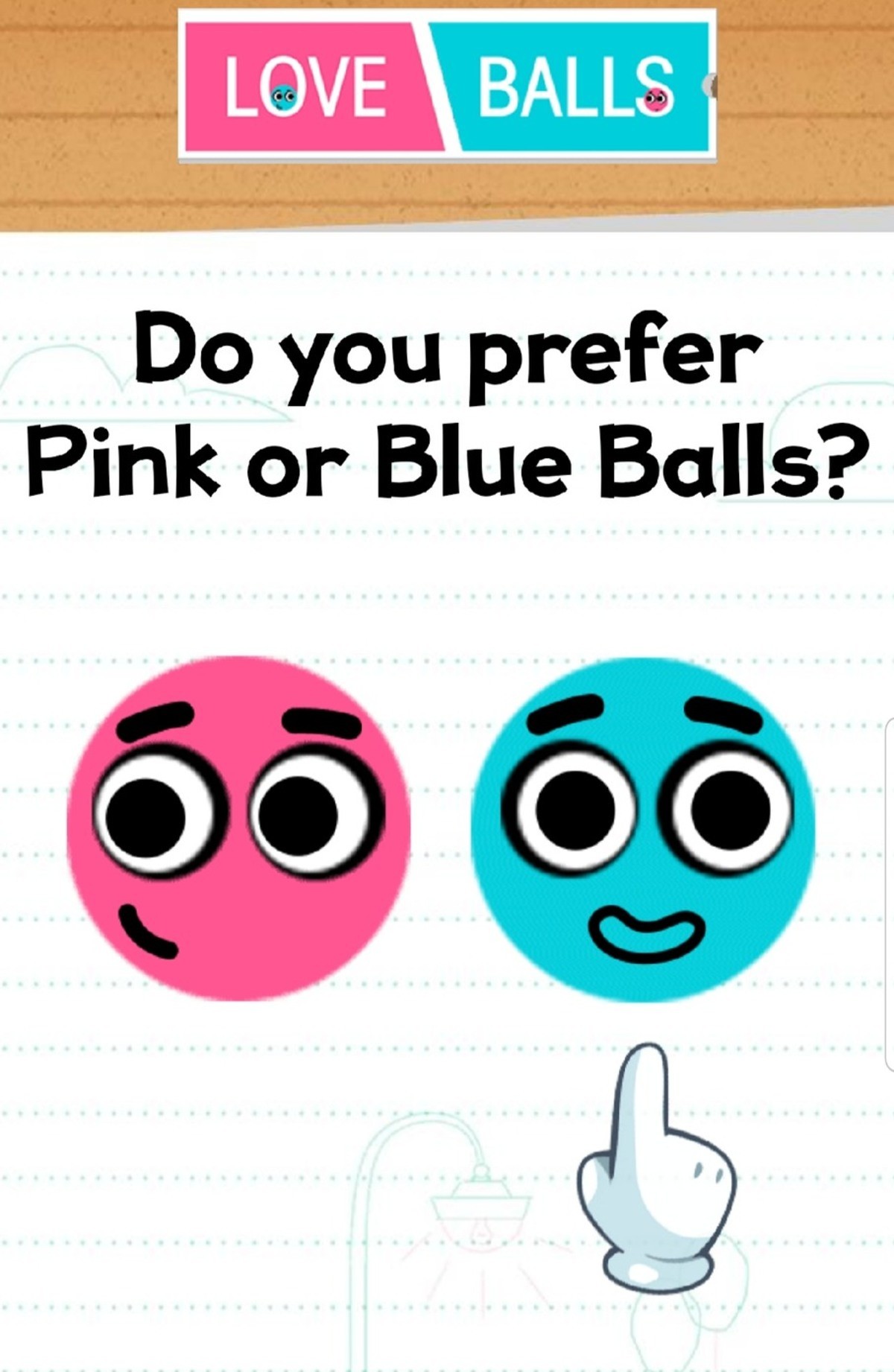 Blue mean does what balls Blue balls