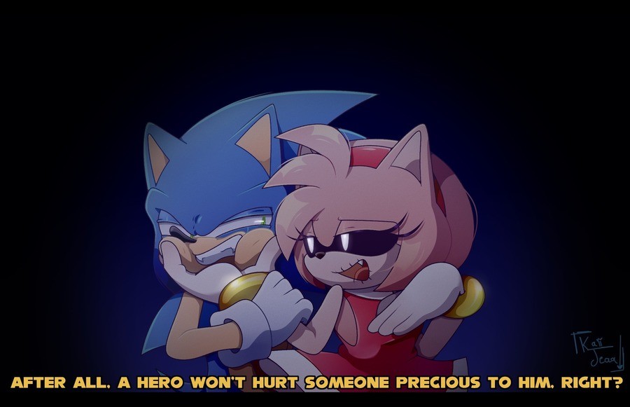 Amy Rose explain why she mistoke Shadow for Sonic : r/SonicTheHedgehog