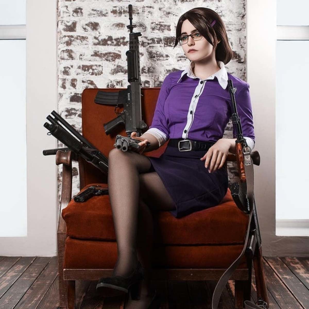 Miss Pauling cosplay