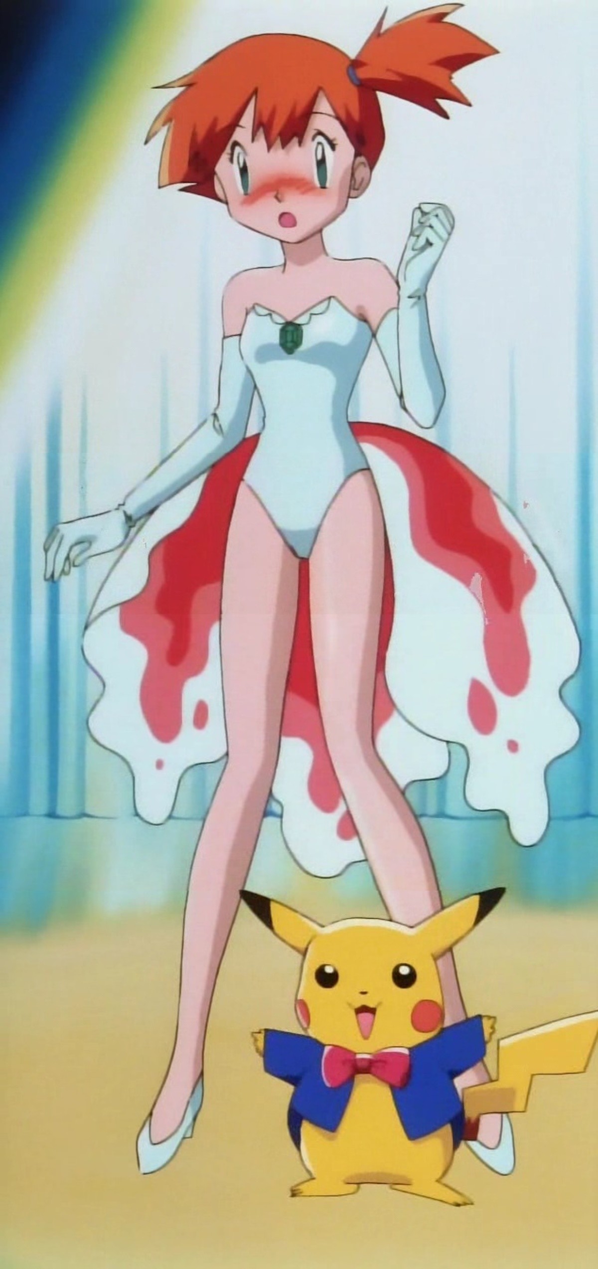 Reminder of how Misty looked in the Electric Tale of Pikachu. 