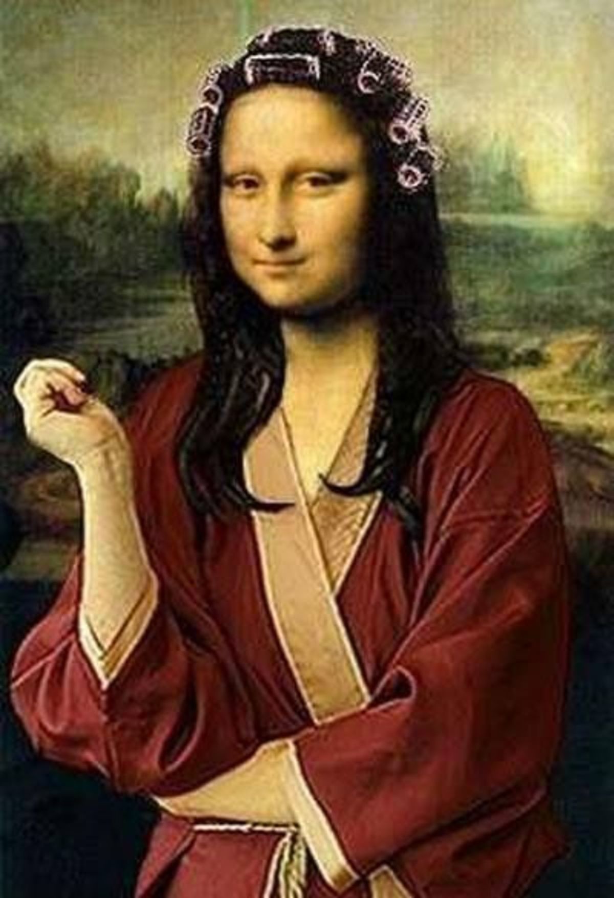 Мона лиза прикол