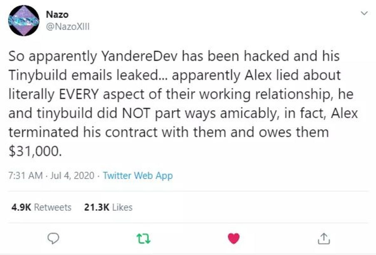 More Yandere Dev Drama For You Mi Lords