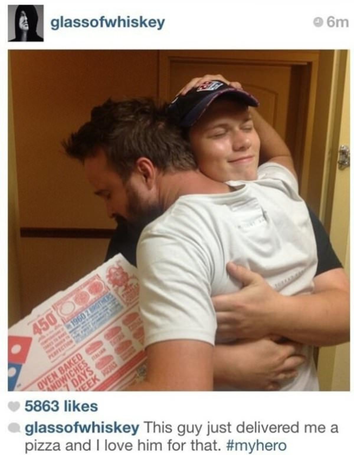 This guy was a top. Pizza guy. Pizza delivery guy meme. Glassofwhiskey. Just a guy.