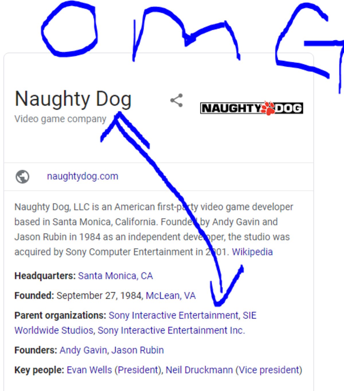 Naughty Dog, LLC