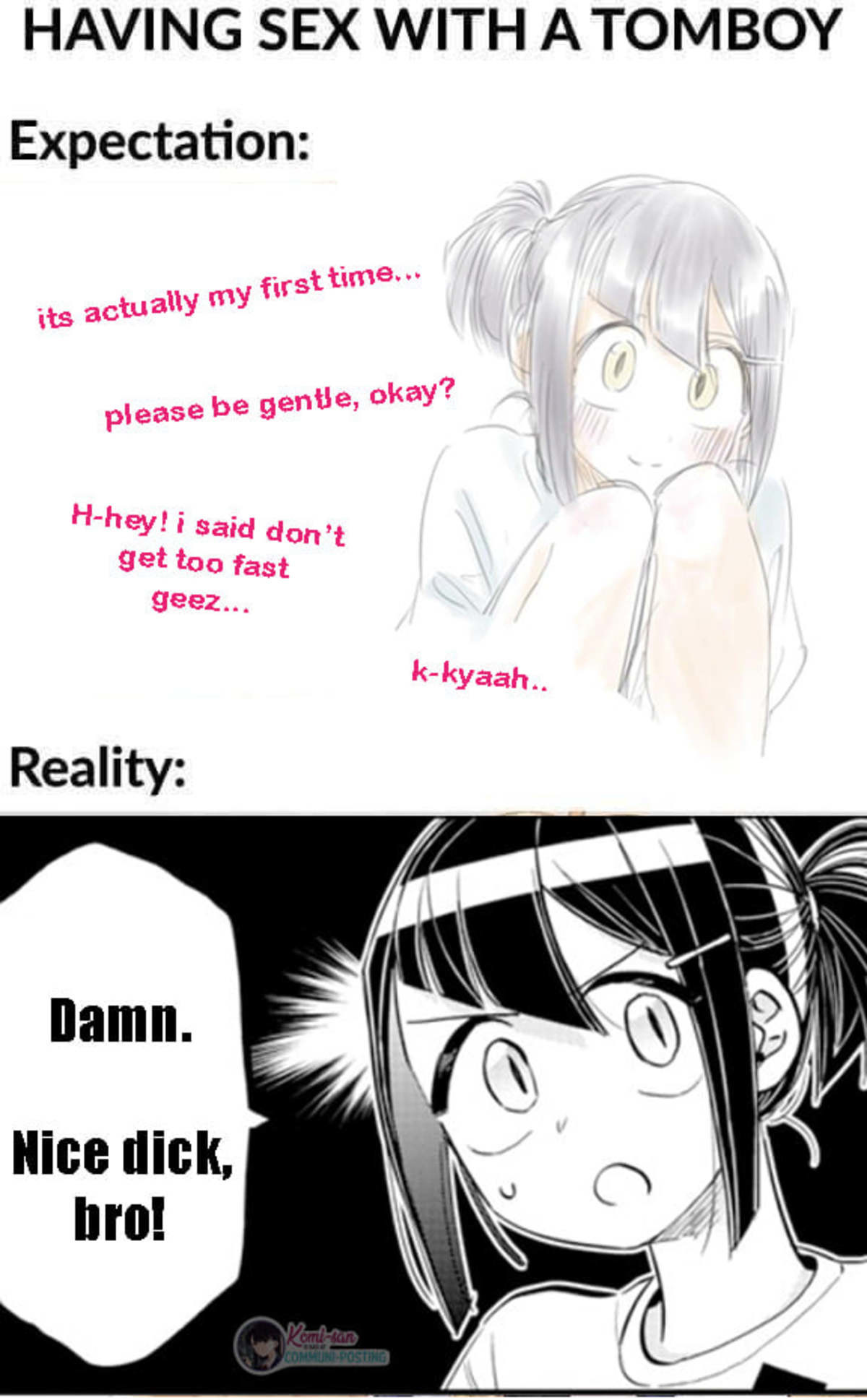 Komi-san is bad at communi-posting