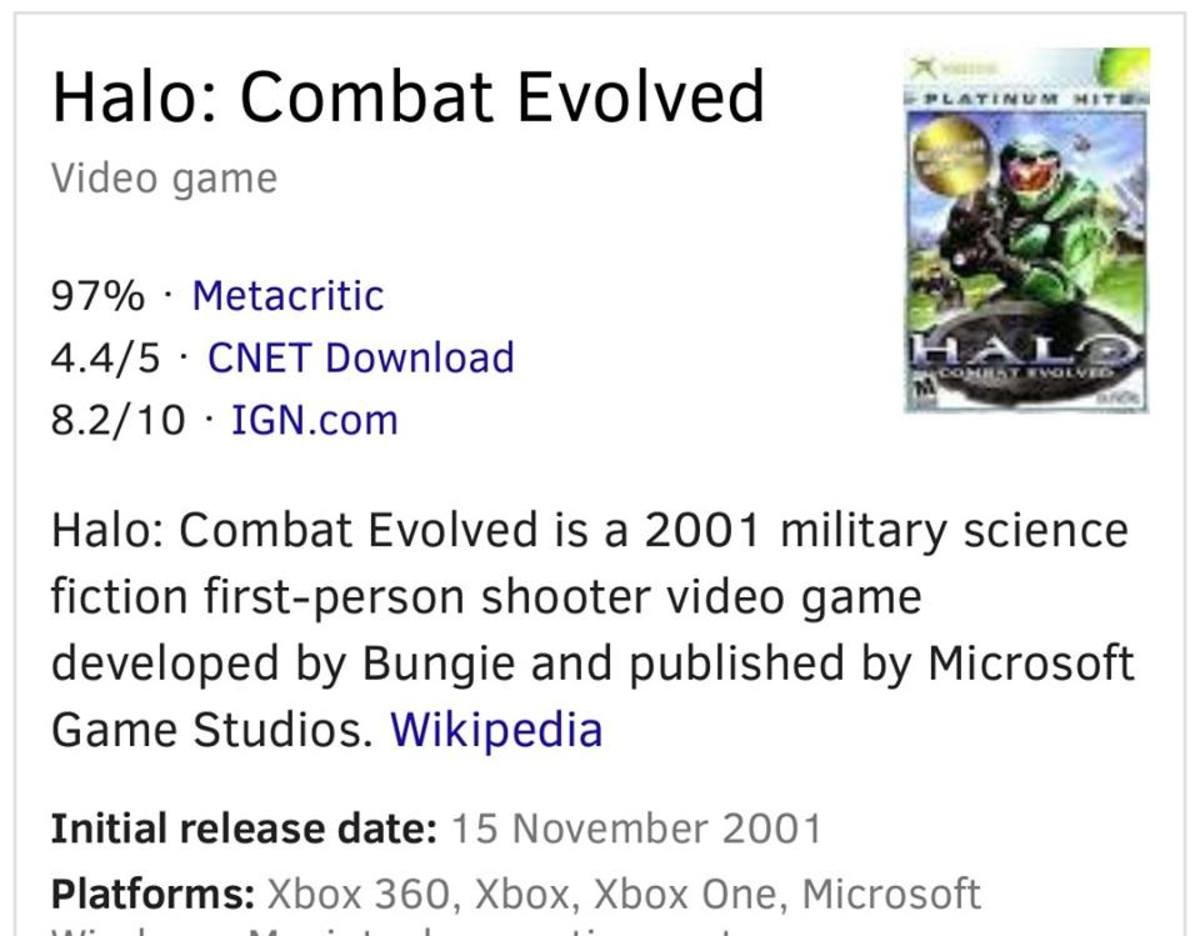 halo combat evolved metacritic