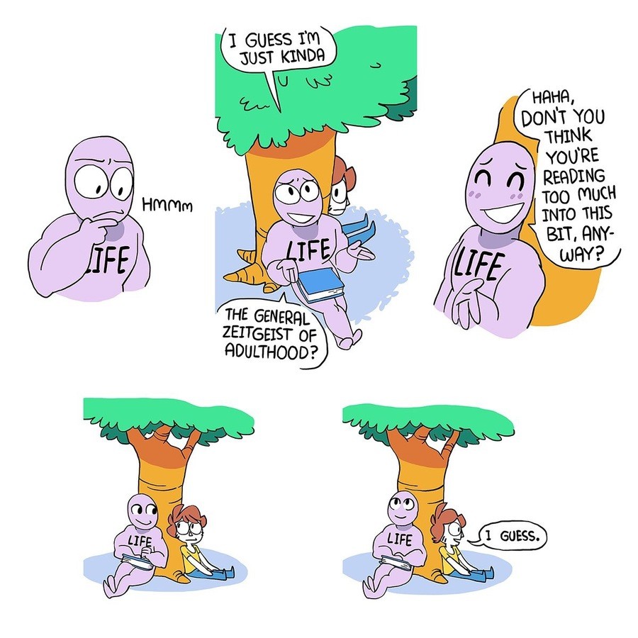 Owlturd talks with life. .. 