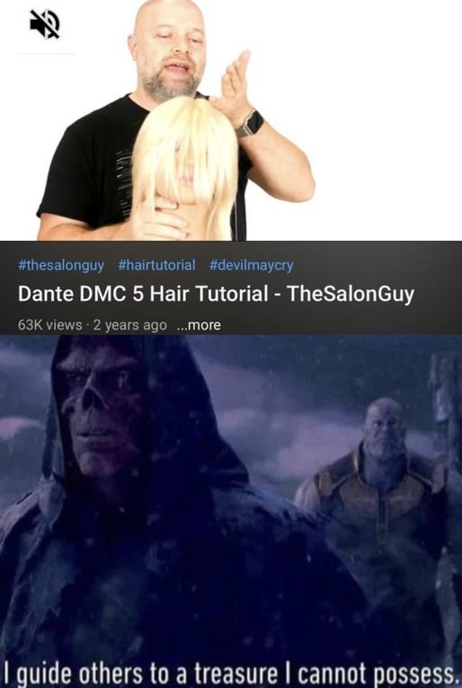 Dante DMC 5 Hair Tutorial - TheSalonGuy 
