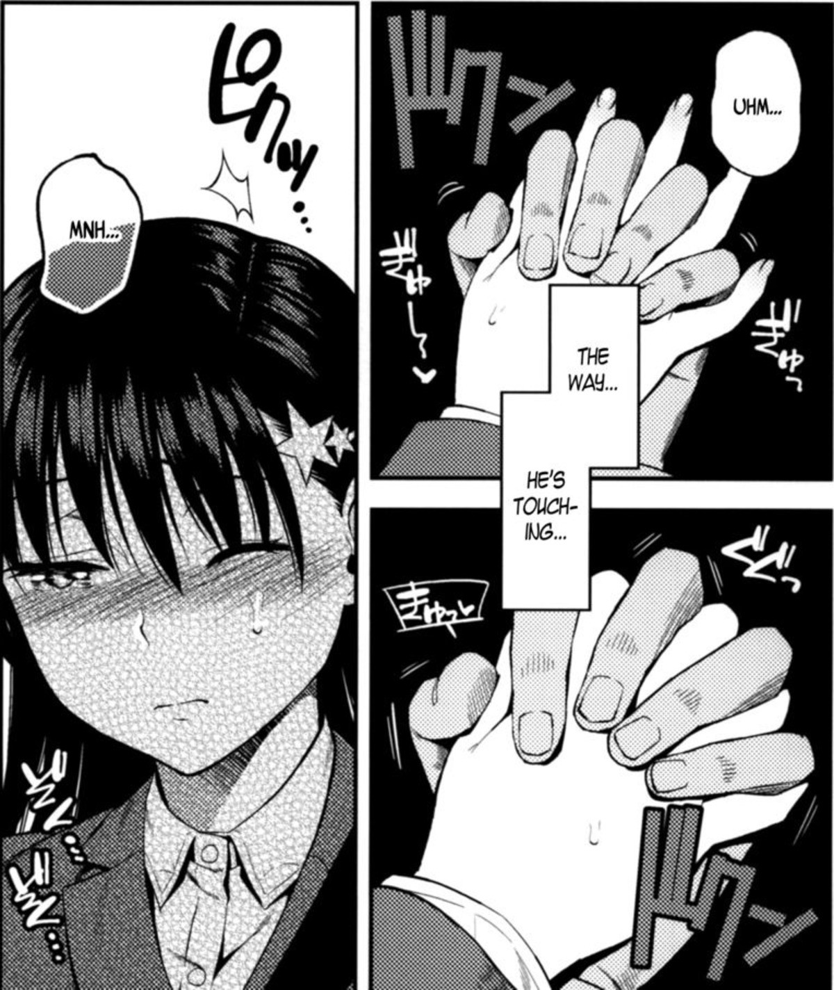 Hand holding lewd
