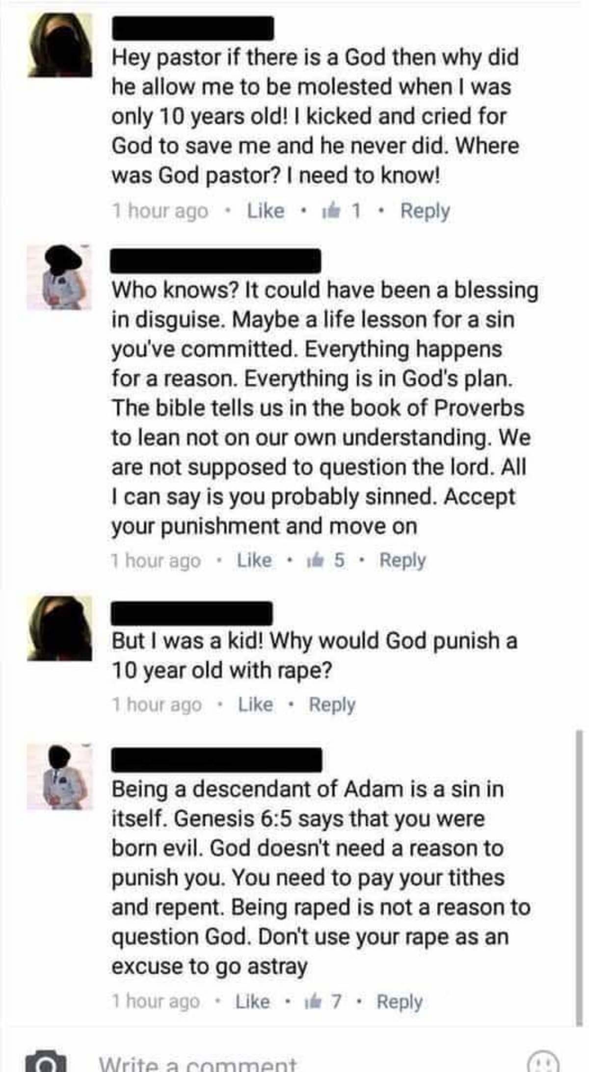 Raped By The Will Of God