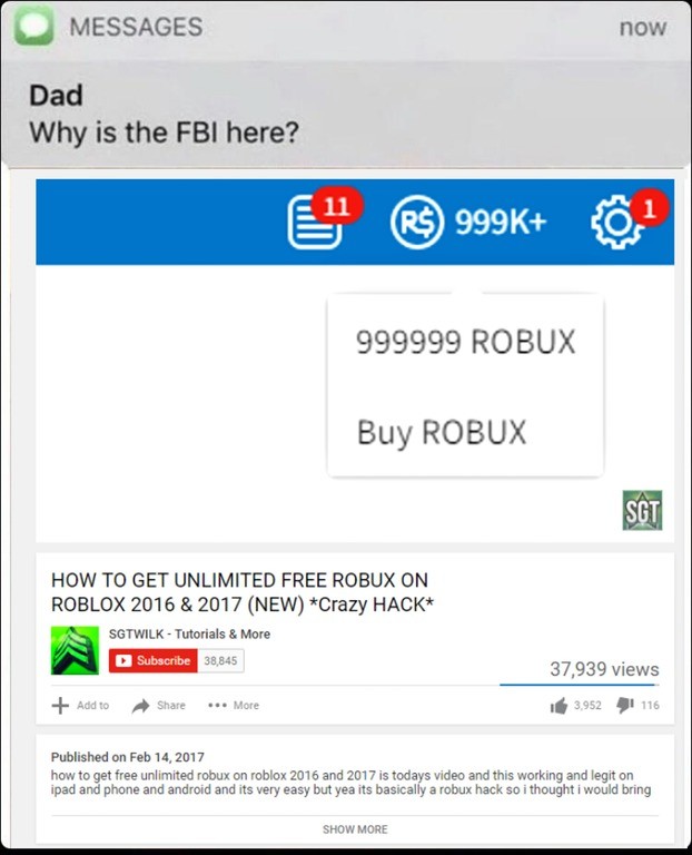 Roblox Memes - how to hack roblox why is the fbi here all news videos